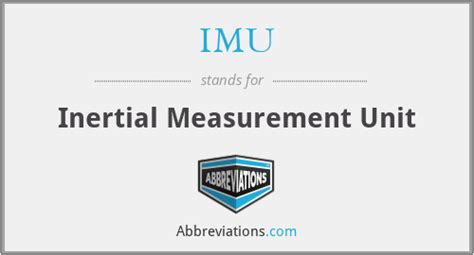 what does imu stand for.